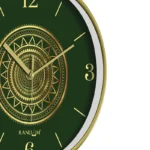 Yuga Mandala Wall Clock - Olive Green