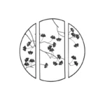 Lada Circle Chloro Wall Art - Image 4