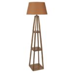 Blace Netima Floor Lamp With Shelf - Dark Rust - Image 4