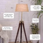 Tall Tales Tripod Floor Lamp - Beige - Image 6