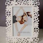 Feather Floral Photo Frame